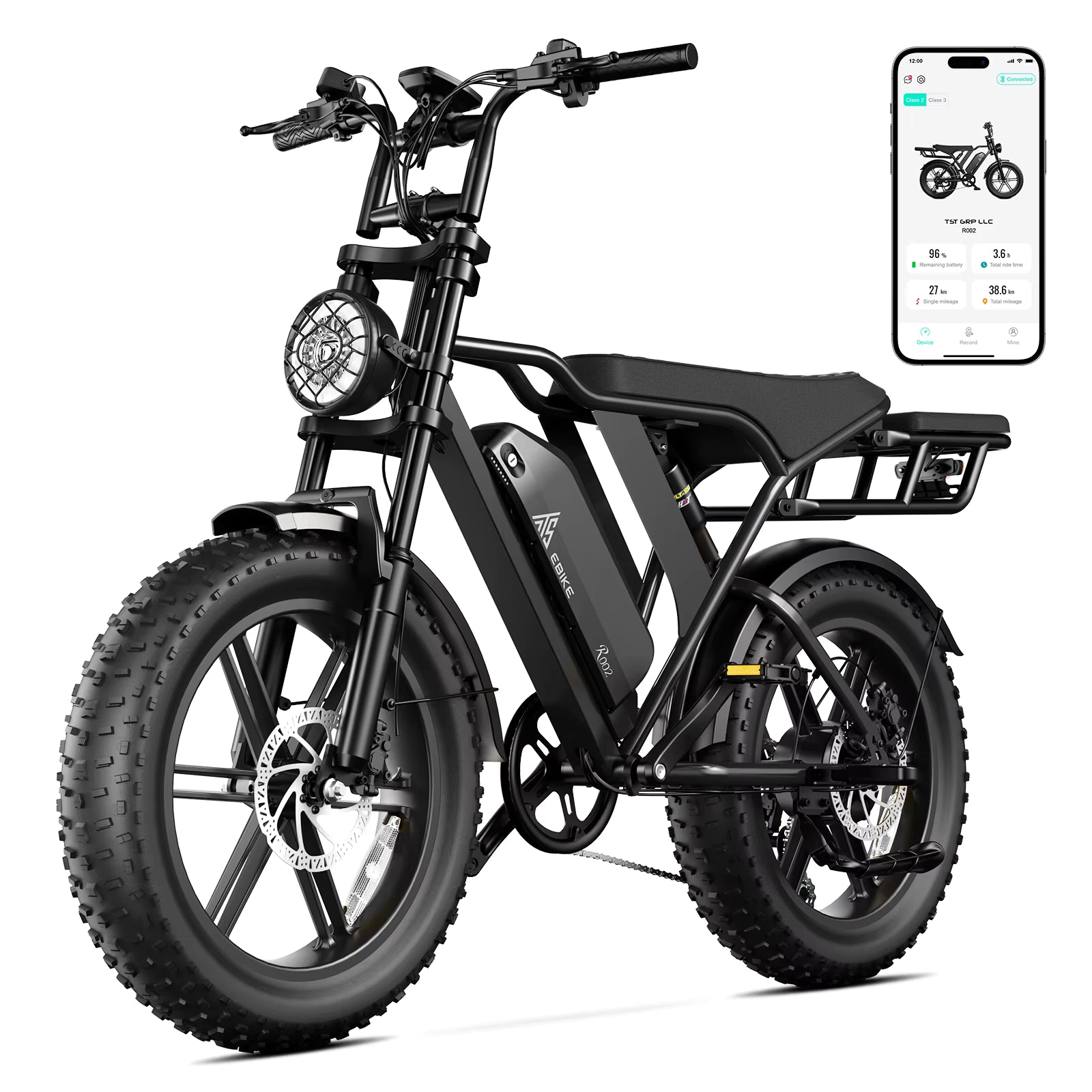 Fat-Tire All-Terrain Electric Mountain Bike – 1000W Motor, 48V Long-Range Battery”